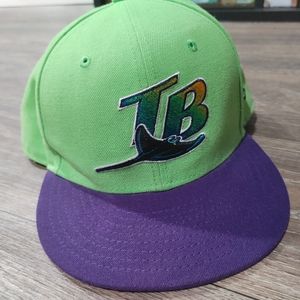 RARE New Era Cooperstown Tampa Bay Devil Rays Hat